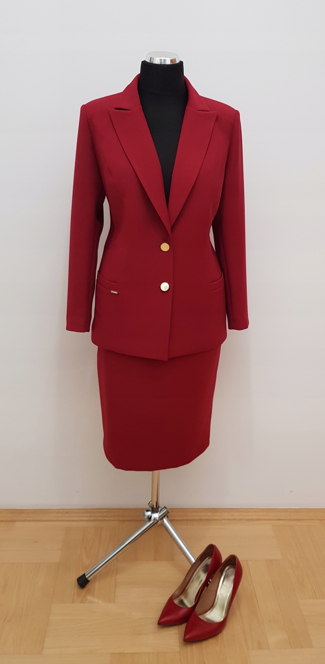 Obchodní Bordový Kostým 40 42 44 46 48 50 52 54 56 58 60 62