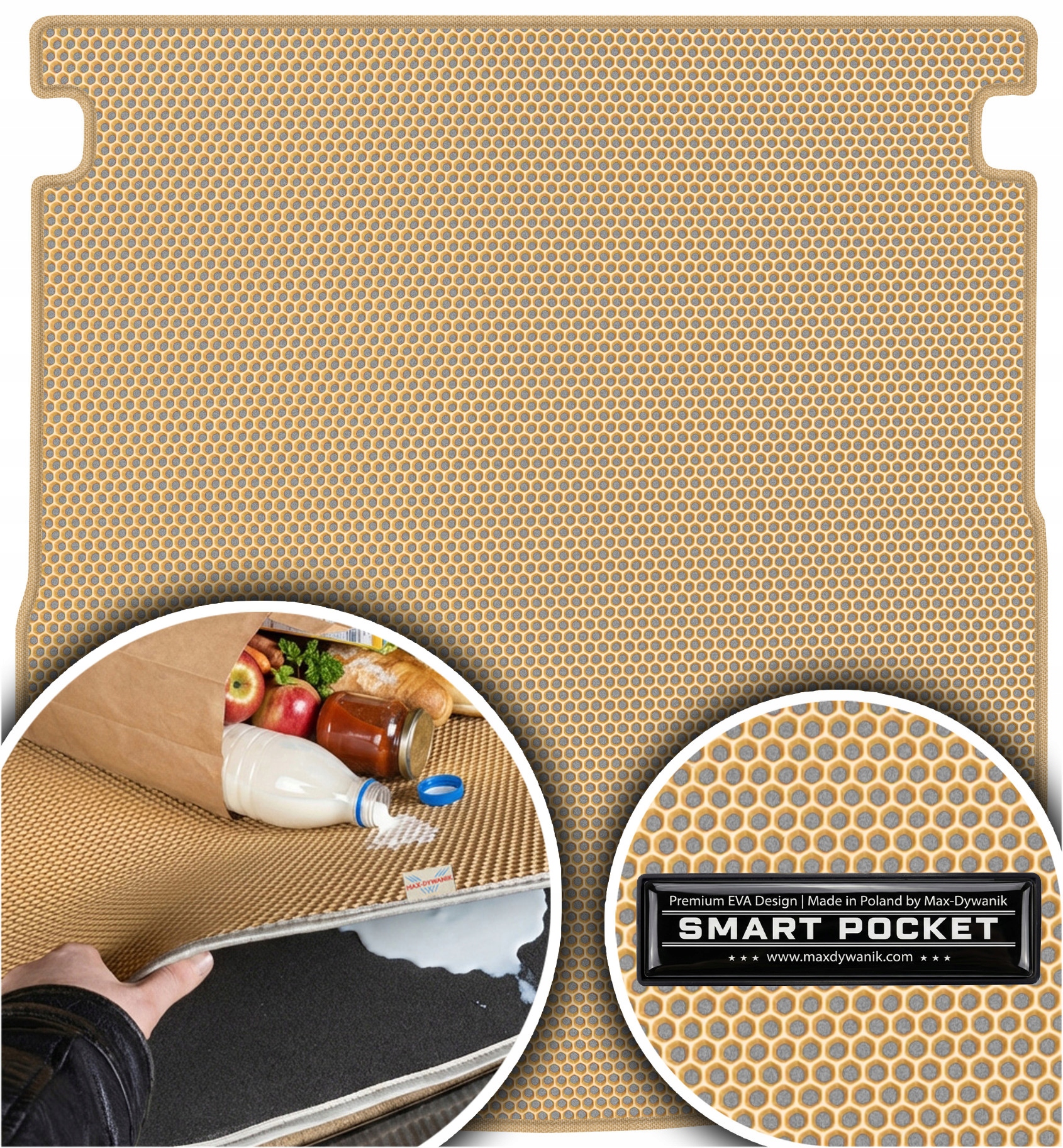 Hyundai i40 Cw Kombi 2011-2019 Vložka do kufru Eva Smart Pocket Béžová