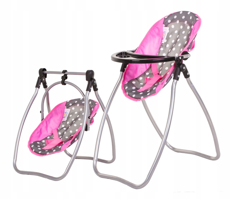 

Huśtawka/krzesełko 2w1 Dla Lalek Zestaw Do Wózków