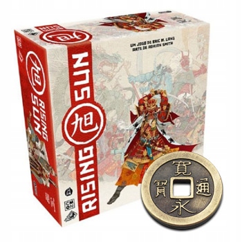 ZESTAW 65 MONET ZAMIENNIK DO GRY RISING SUN