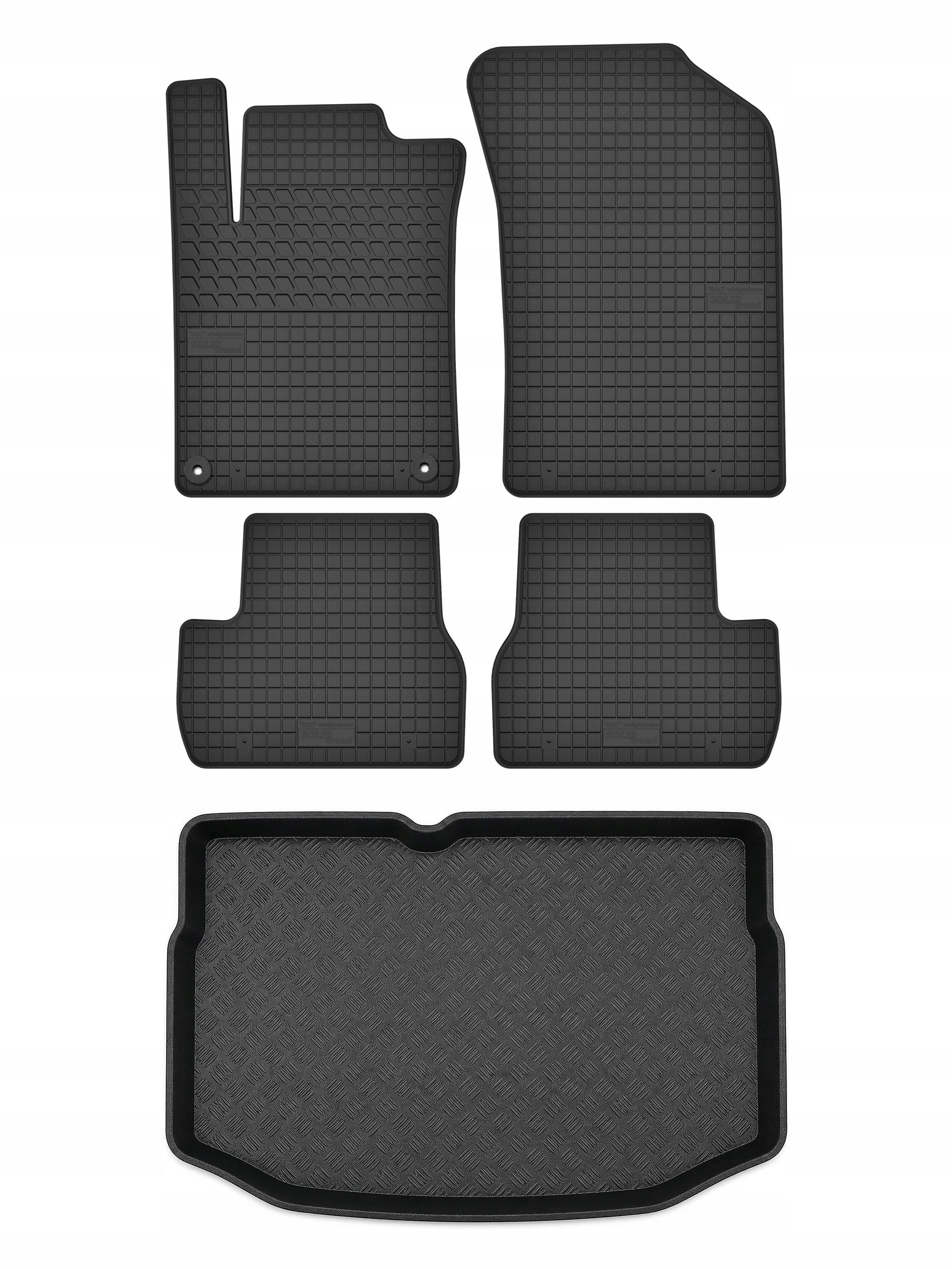 Gumové rohože SolidTread rohož batožinového priestoru pre: Citroen C3 II 2009-2016