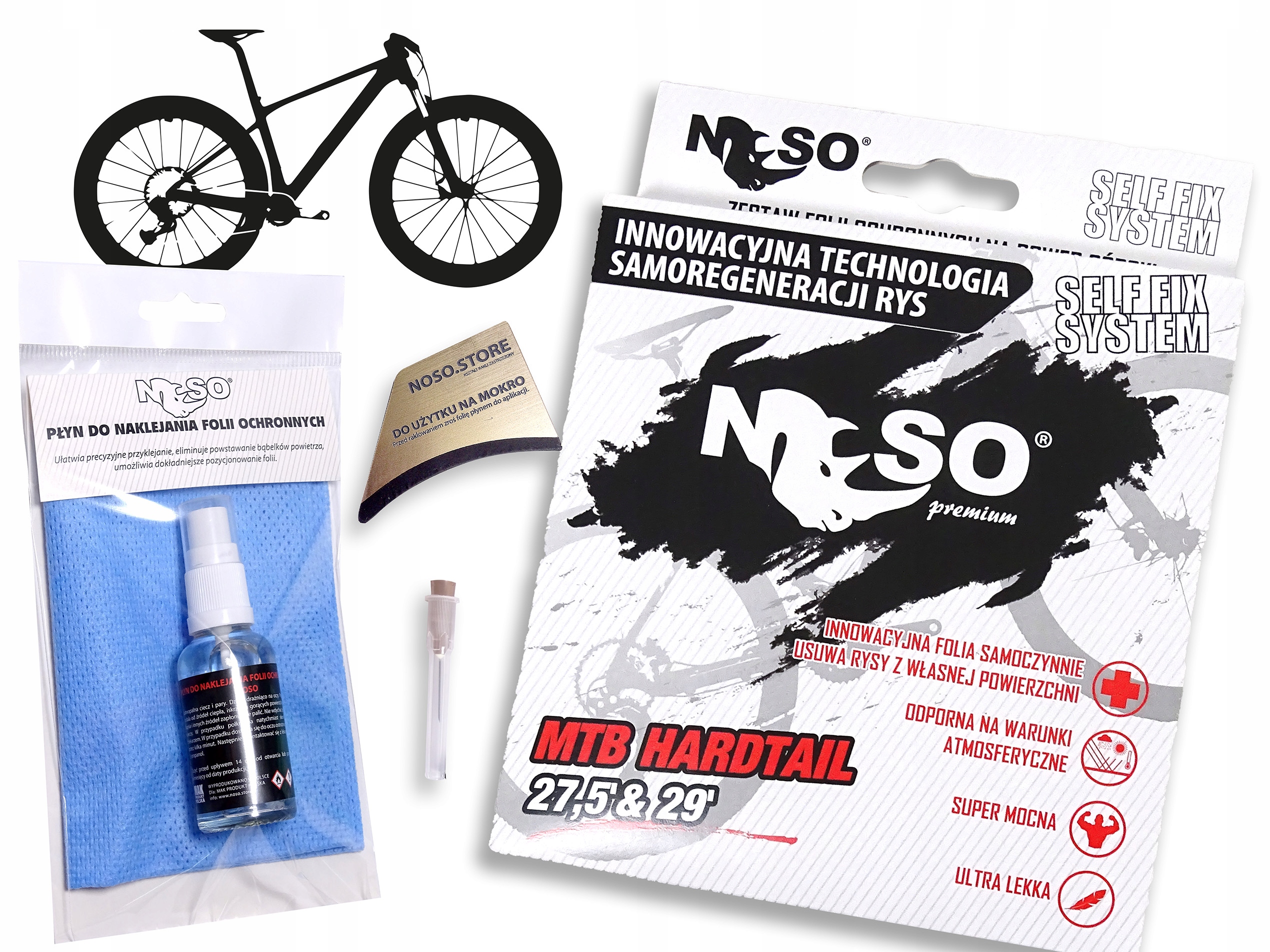 Fólie na kolo Mtb Hardtail sada XXL|fol s-reg lesk Ppfu Elite