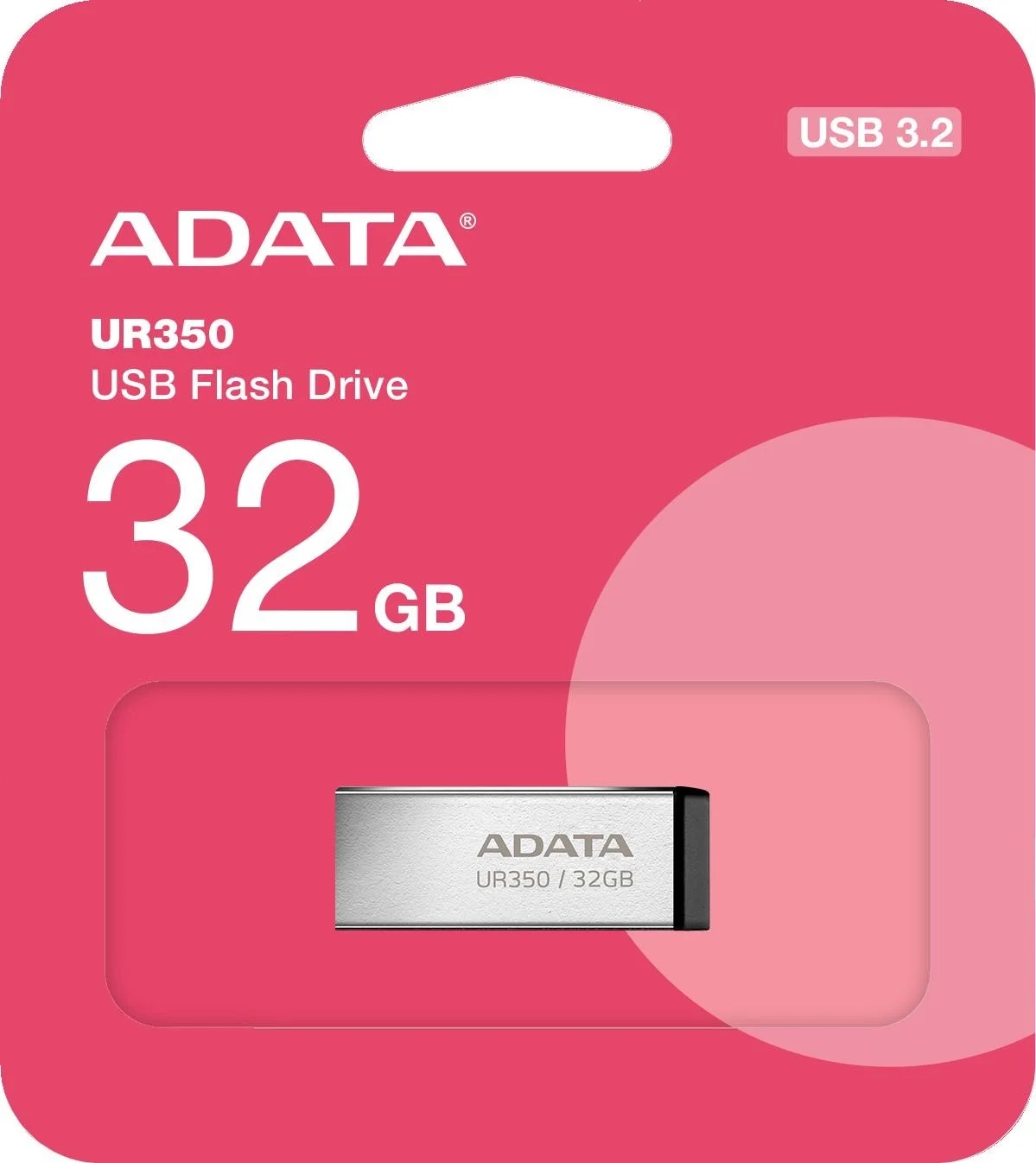 Pendrive ADATA UR350-32G-RSR/BK 32 GB USB 3.2 czarny