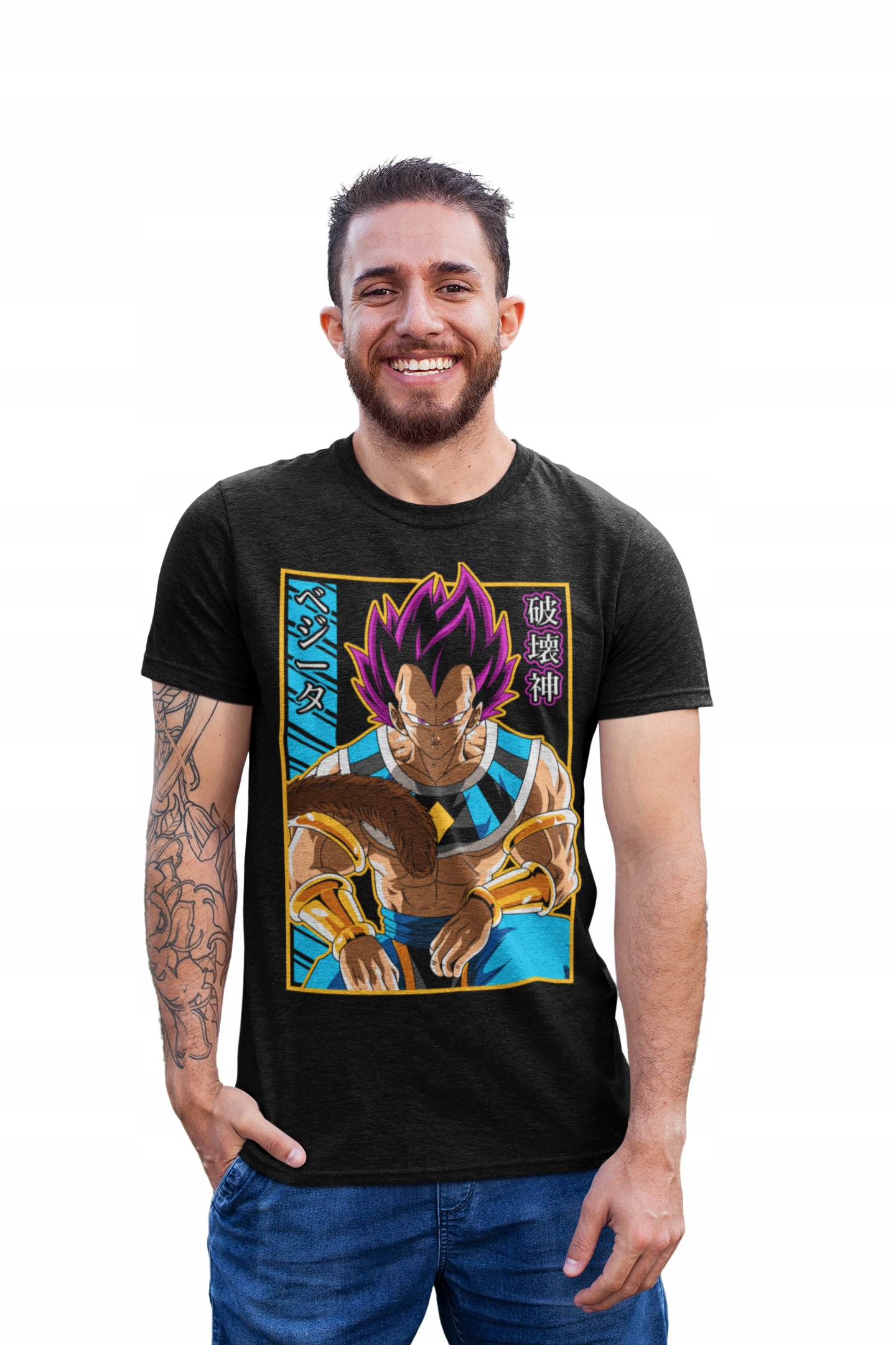 

Męska Koszulka Anime Manga Dragon Ball Z Super
