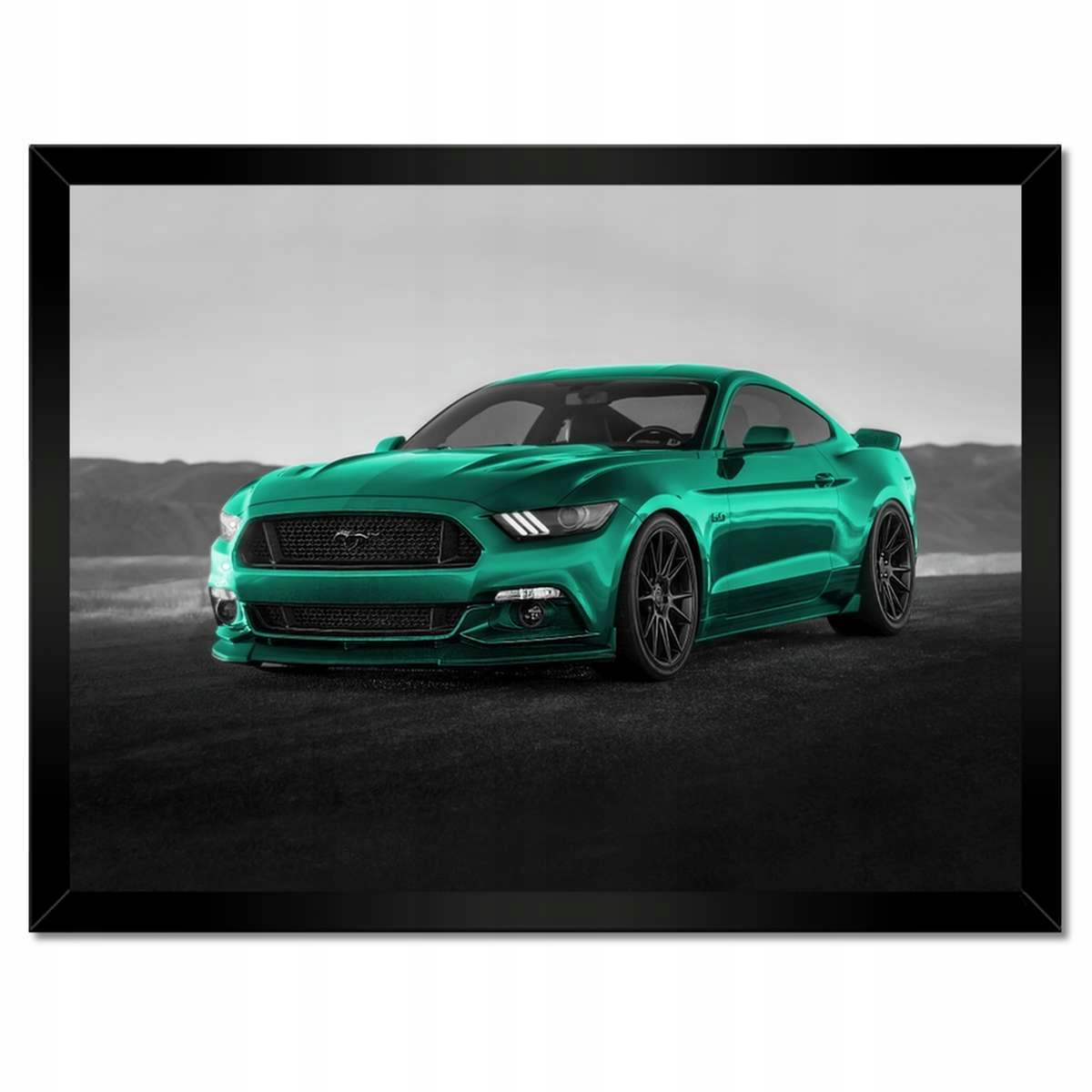 Plakáty v rámu 40x30 Ford Mustang Auto Usa