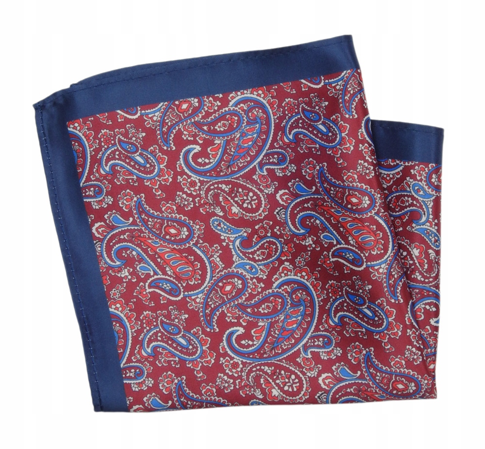 

Elegancka Męska Poszetka Wzór Paisley Łezki Alties