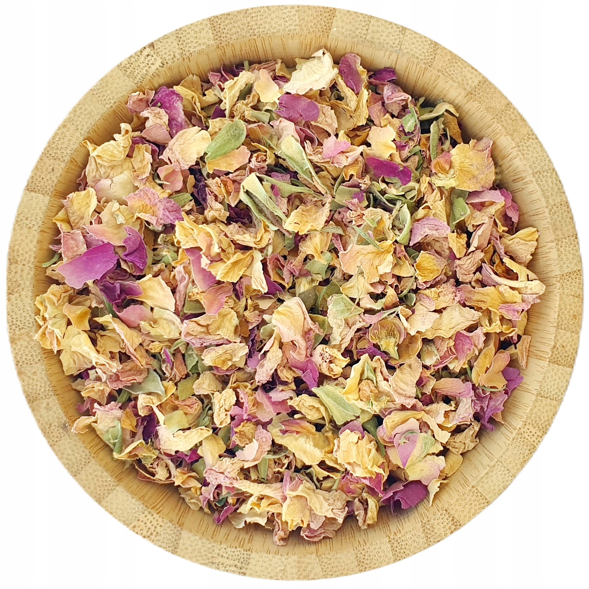 Levně Sušené Plátky Růže 250 g Jedlé květy Růžová růže Bylinný dvůr