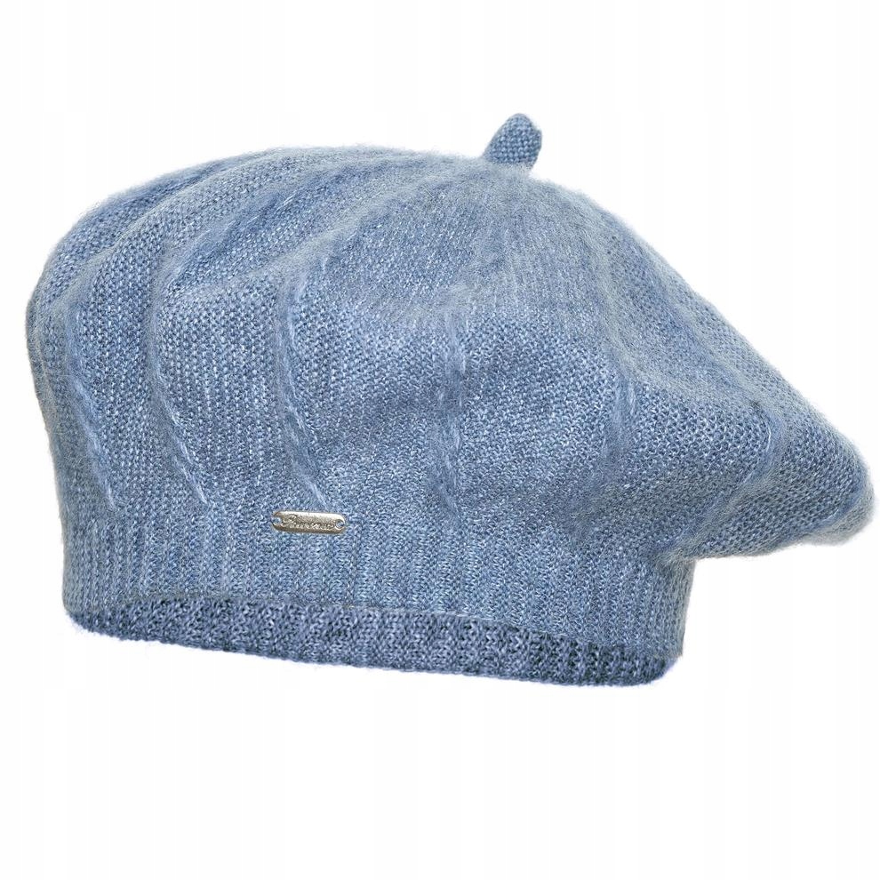 Beret damski BLANCA Niebieski