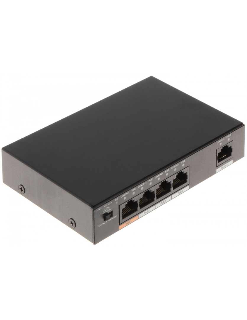 Switch Poe Goliath NSP01-4P 5-PORTOVÝ Gigabitový Síťový Hub, Profesionální