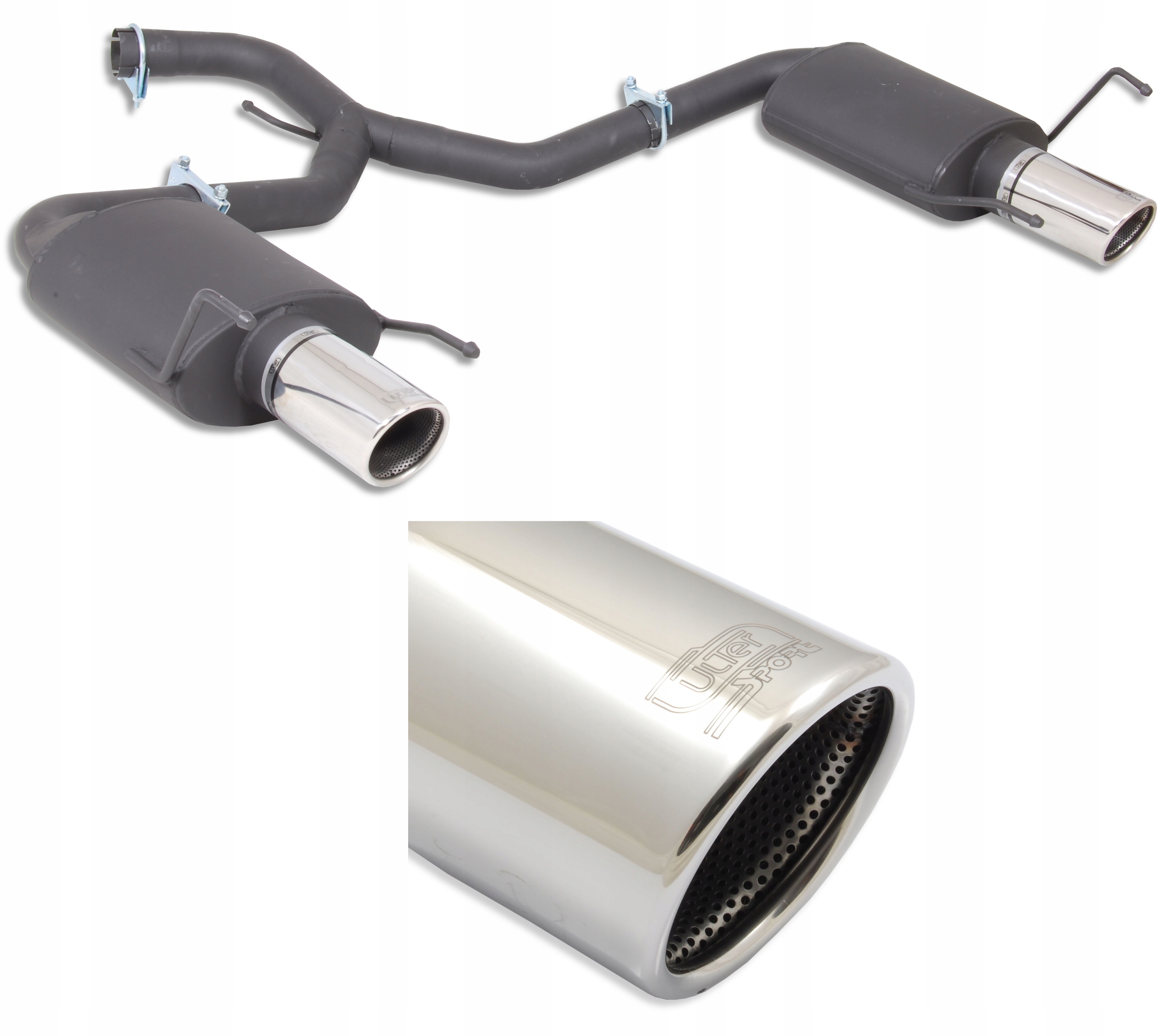 100-305/90RS (5) - Спортивний глушник ALFA ROMEO 159 1.9 JTS SPORTWAGON