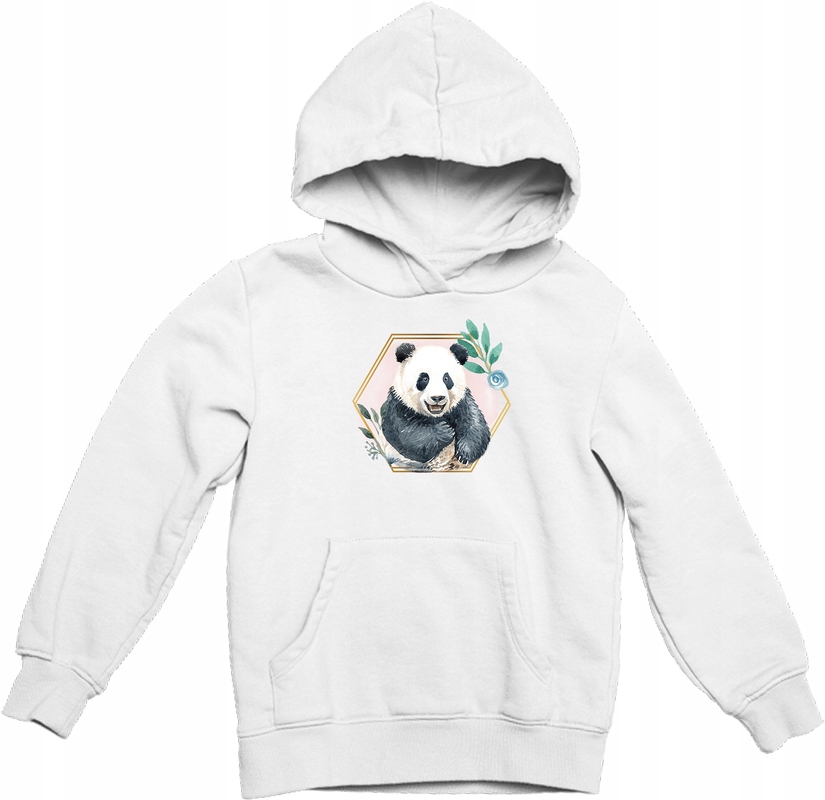 

Bluza Z Kapturem Panda Biała 4 S