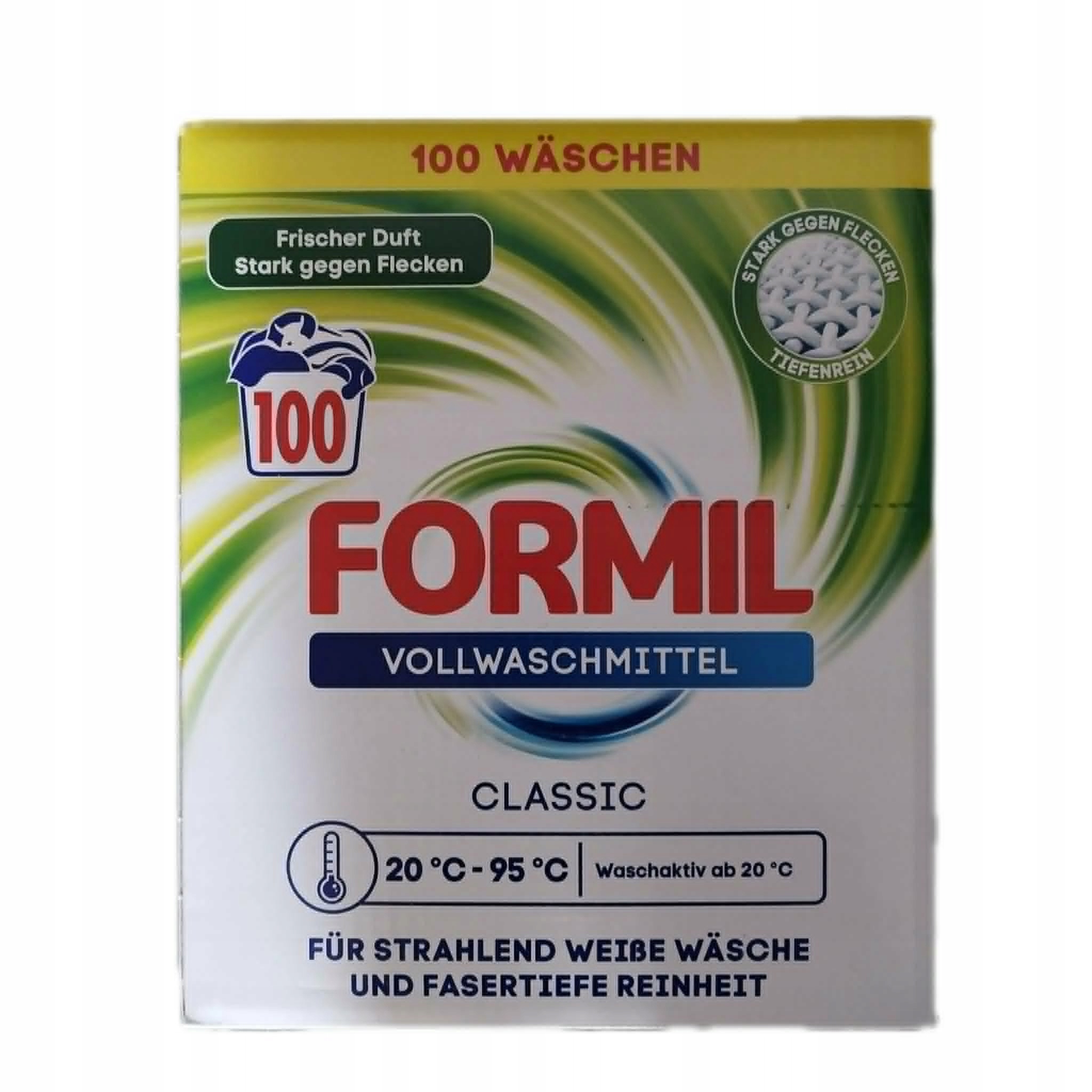 Formil proszek do prania białego 6,5 kg. 100 prań. Produkt Niemiecki