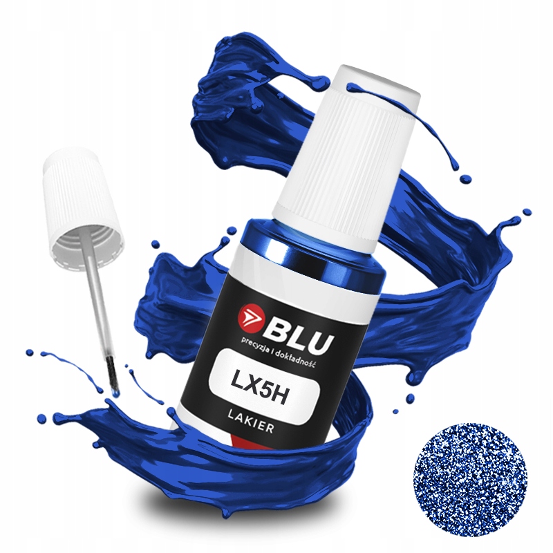 Lakier zaprawka samochodowa LX5H niebieski navarrablue do Audi Vw 20ml Blu