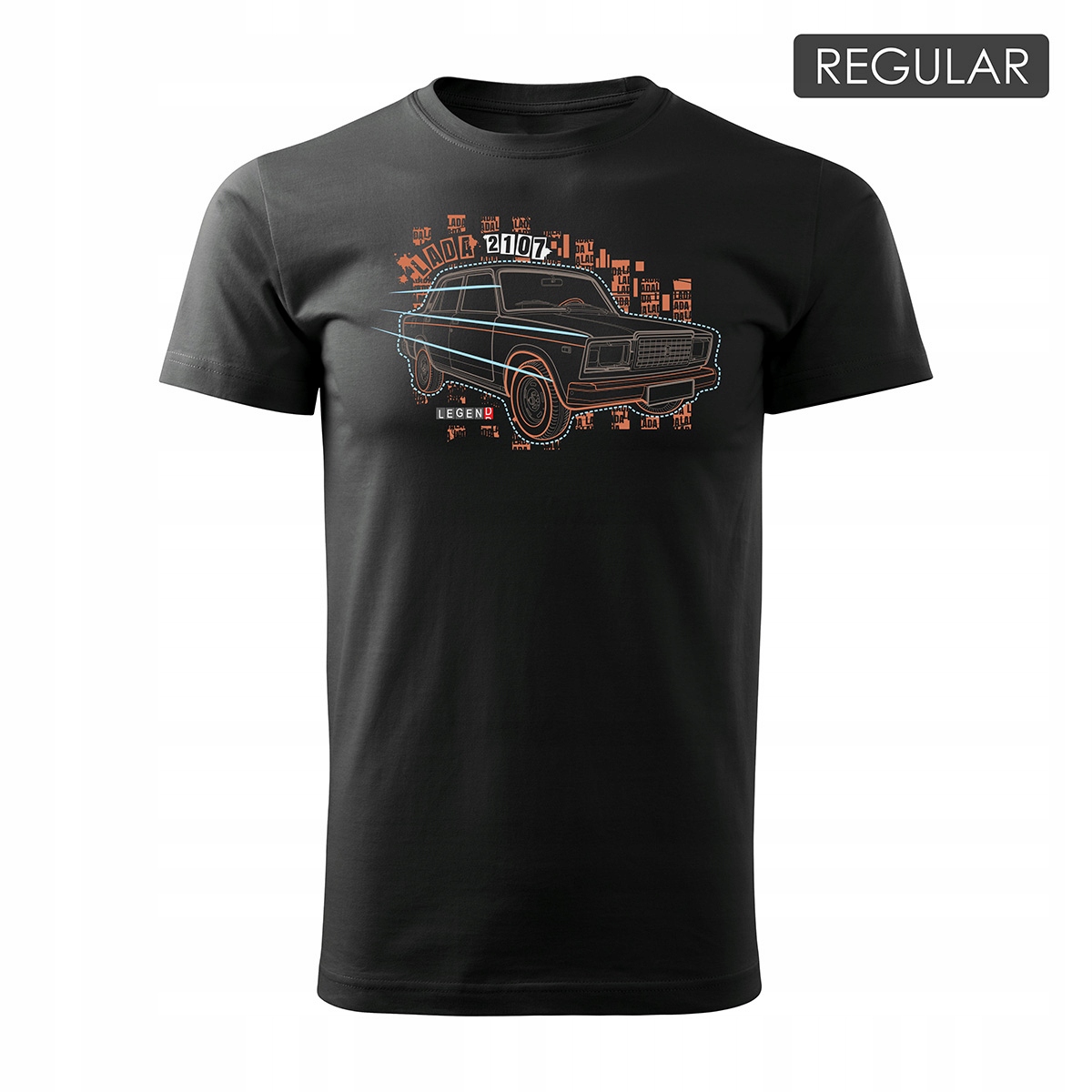 

Koszulka z Ładą Łada Lada auto Prl 2107 2105