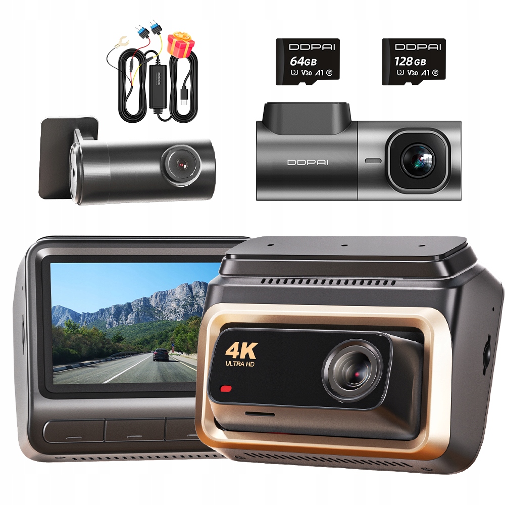 Kamera Ddpai Videorekordér Z60 Pro 4K Hdr MINI2X Zadní Hardwire Kit