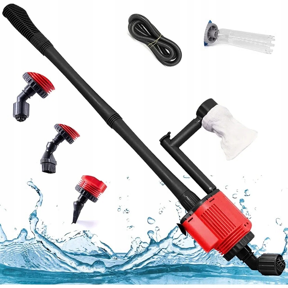 Levně Elektrický Měnič Vody V Akváriu 6V1 28W S Filtračními Sáčky