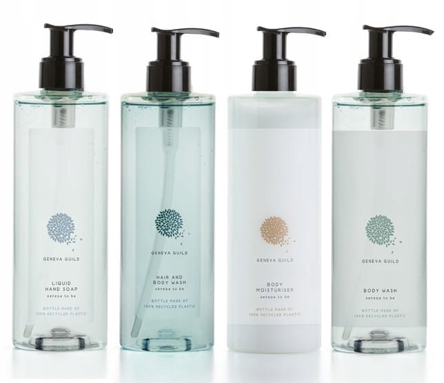 Zestaw Kosmetyków do Kąpieli pod Prysznic Spa 4x380 Geneva Guild