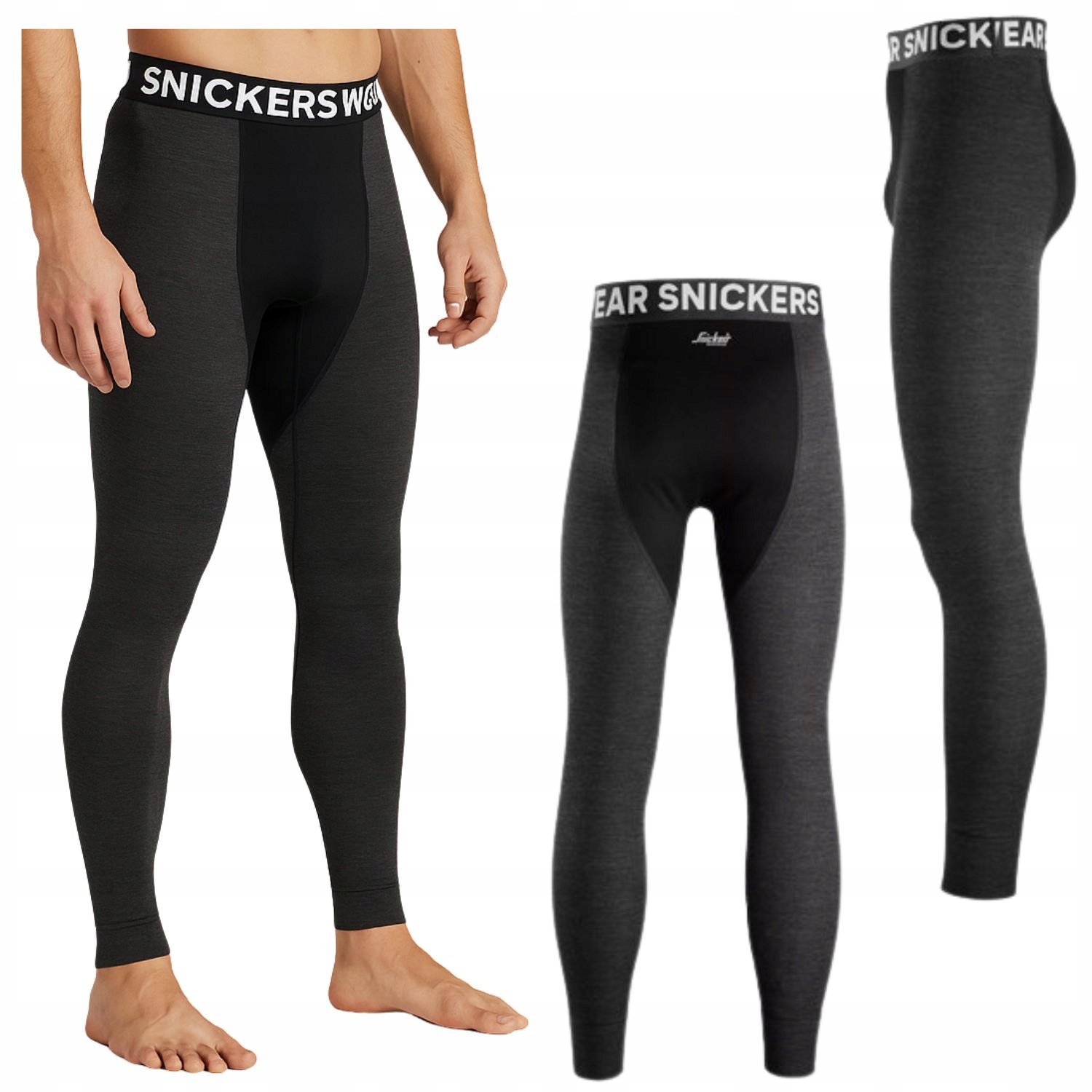 Pánské termokalhoty 100% Merino Stay Warm Snickers 9481 S