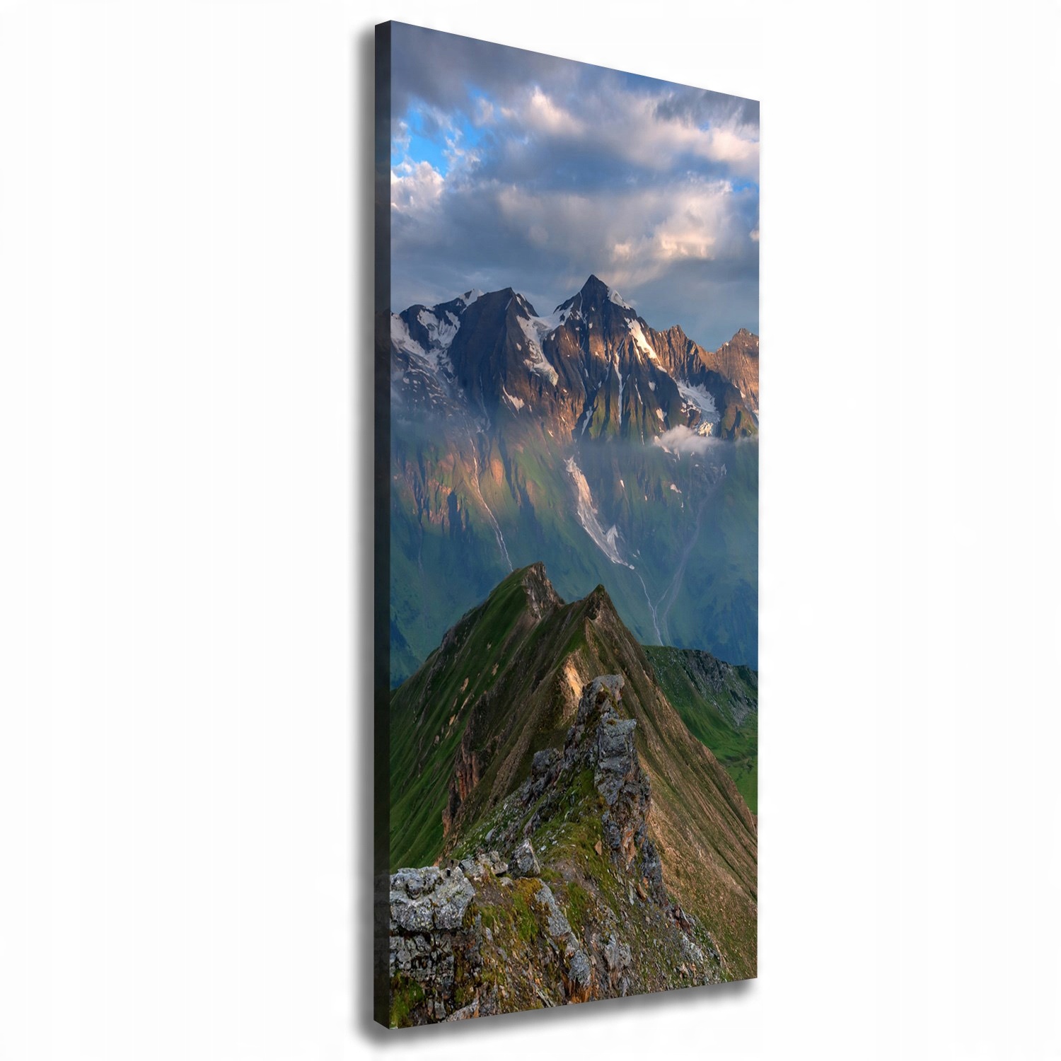 

Foto obraz na płótnie Górskie szczyty 50x125 cm