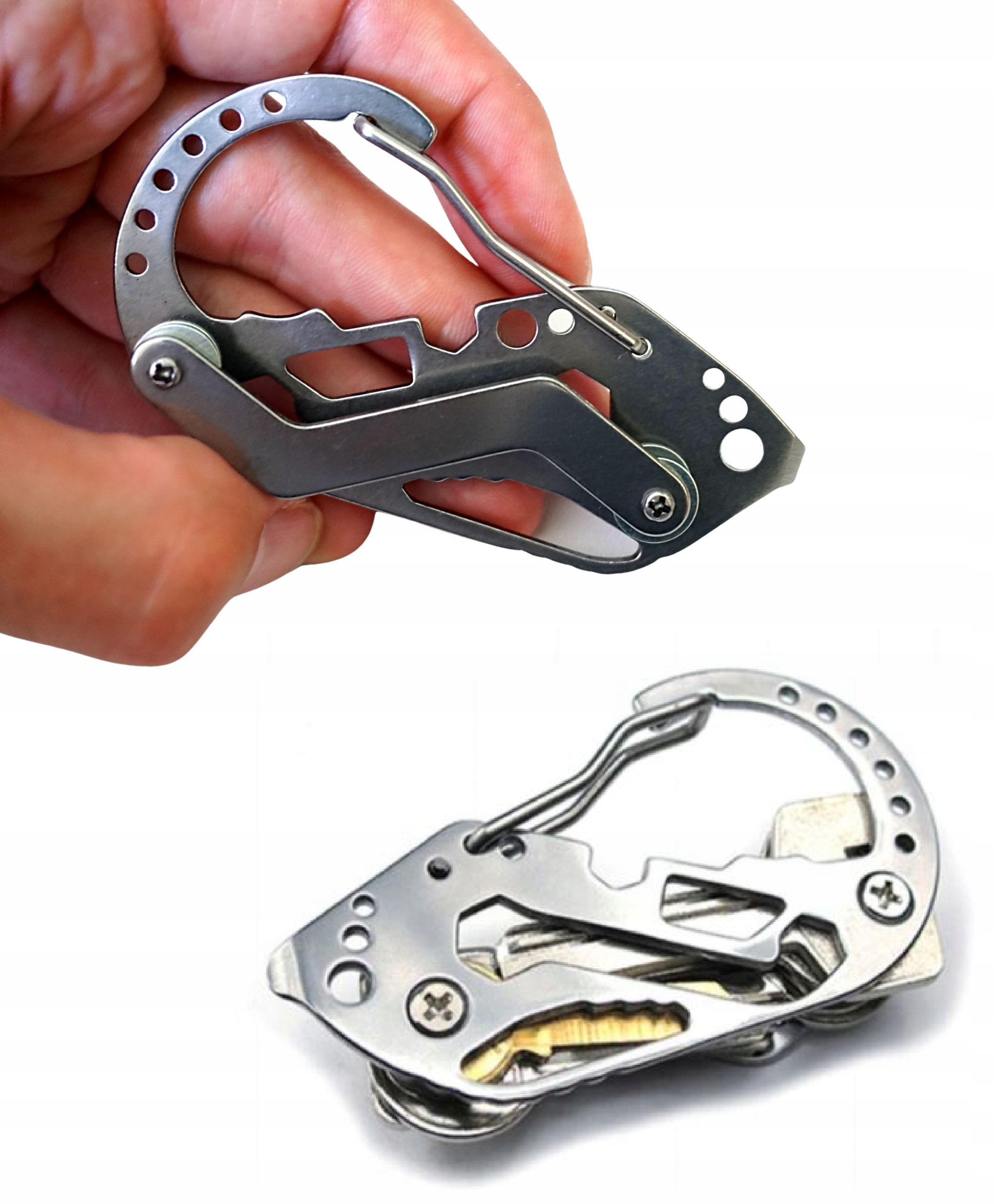 

Multitool Organizer Karabińczyk Brelok Klucze