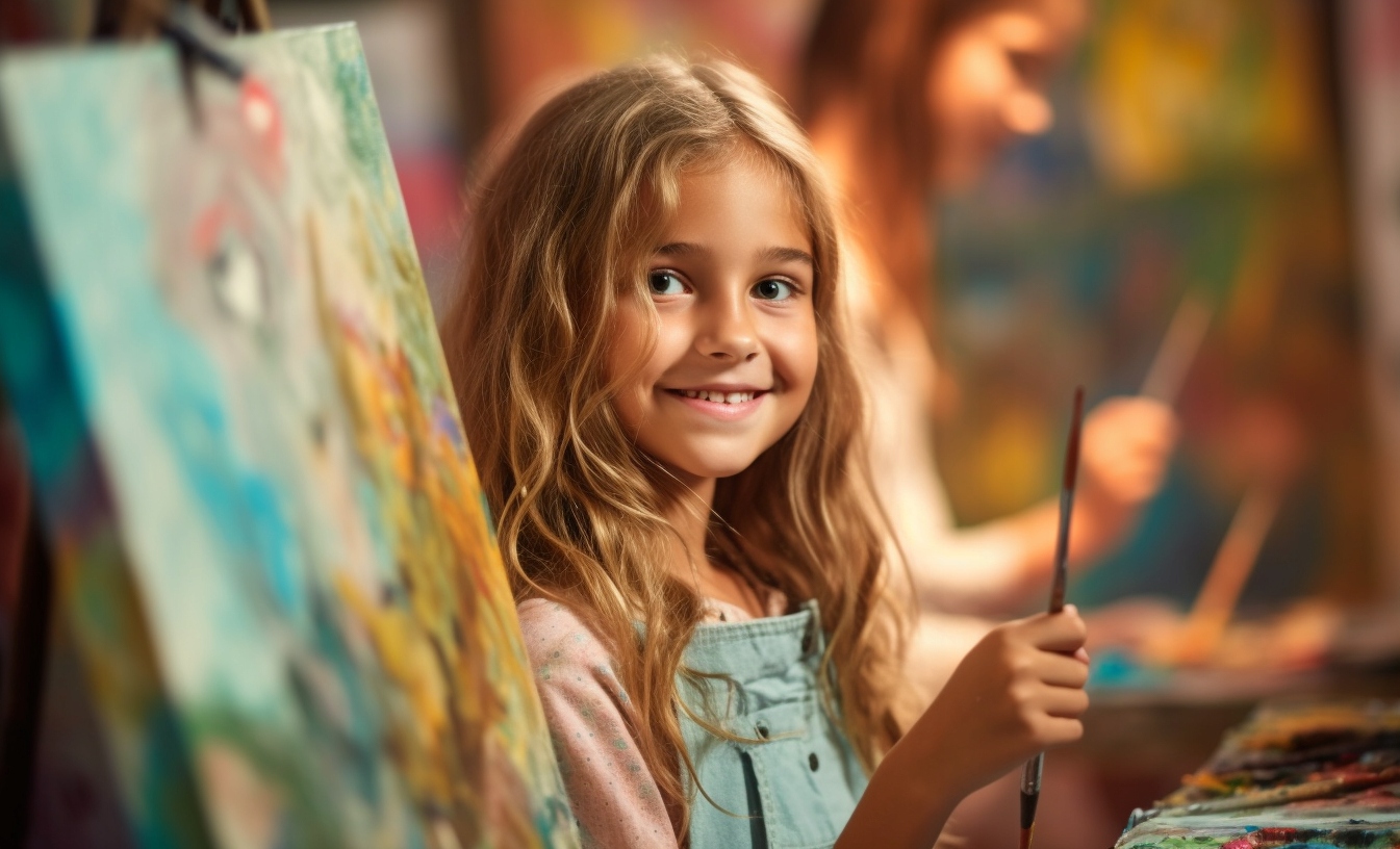 DUŻY ZESTAW MALARSKI ARTYSTYCZNY SZTALUGA FARBY PĘDZLE PŁÓTNO DO MALOWANIA Płeć chłopcy dziewczynki