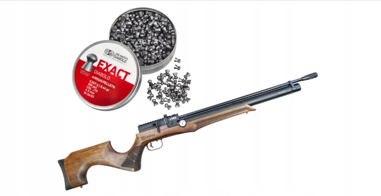 Wiatrówka Karabin Pcp Reximex Lyra 4,5mm Śrut Jsb Exact 500szt. Zestaw