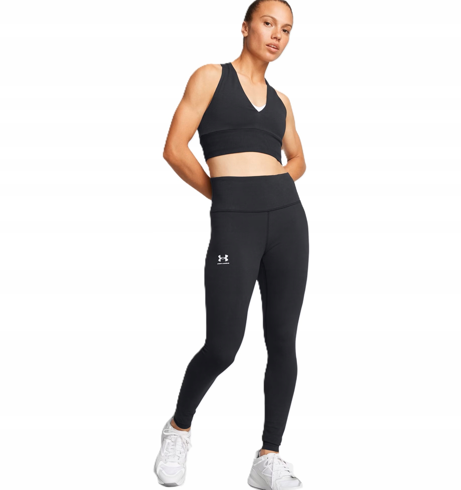 Under Armour Trousers Legginsy Czarne Damskie Xs