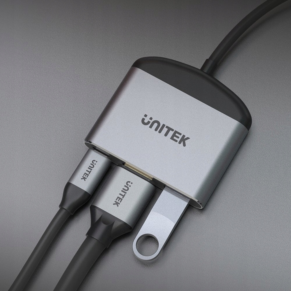 Unitek Adapter USB-C na HDMI 8K, USB-A, USB-C 100W Marka Unitek