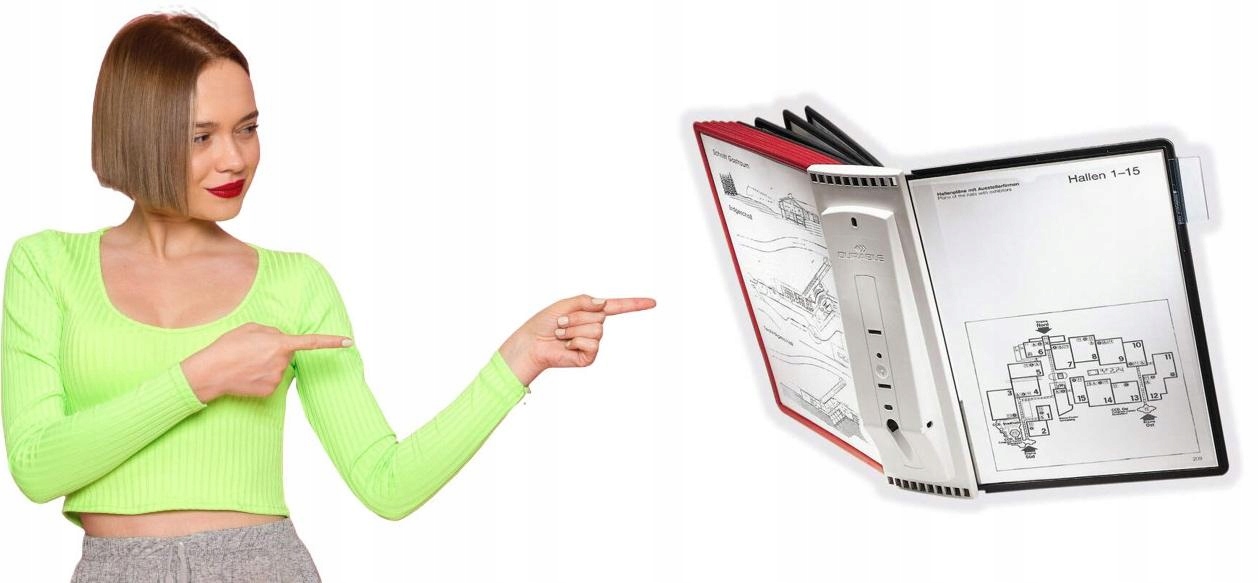 Levně Nástěnný prezentační systém Durable Sherpa 10