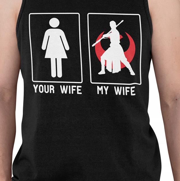 TANK TOP NARUTO YOUR WIFE MY WIFE Marka inna