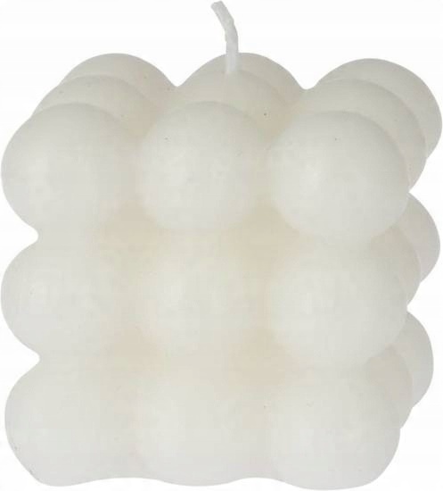 

Świeca bubble biała 5,5 cm Mondex