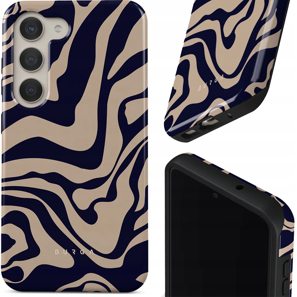 Odolné a módní pouzdro Burga pro Galaxy S23, tenké pouzdro, pevný zadní kryt kryt