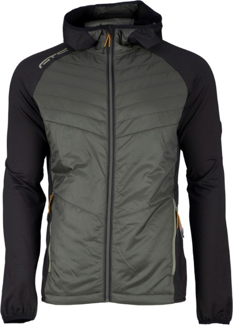 GTS404042L Padded Hoodie pánská hybridní bunda Olivová velikost 3XL