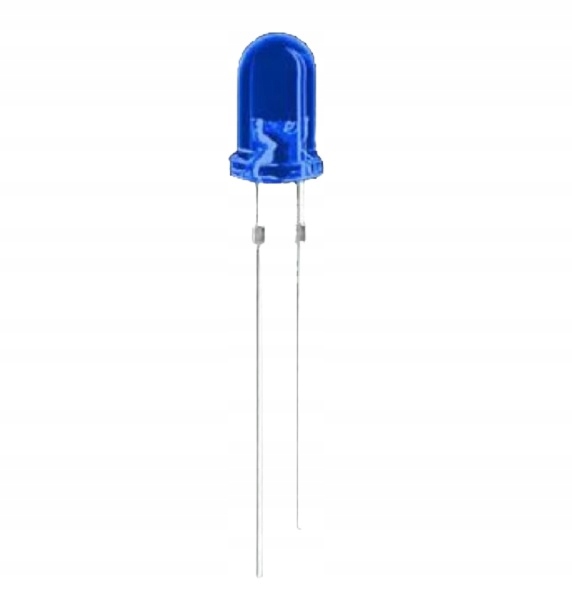 

Dioda Led 5mm Tht niebieska dyfuzyjna 5szt Arduino