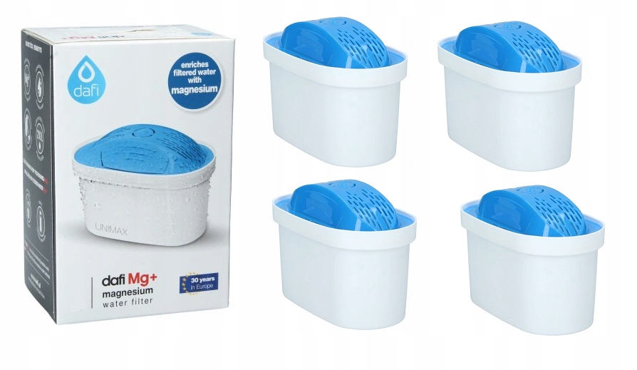 

4 szt. Wkład Filtr Dafi Unimax Magnez Mg+ Orginał