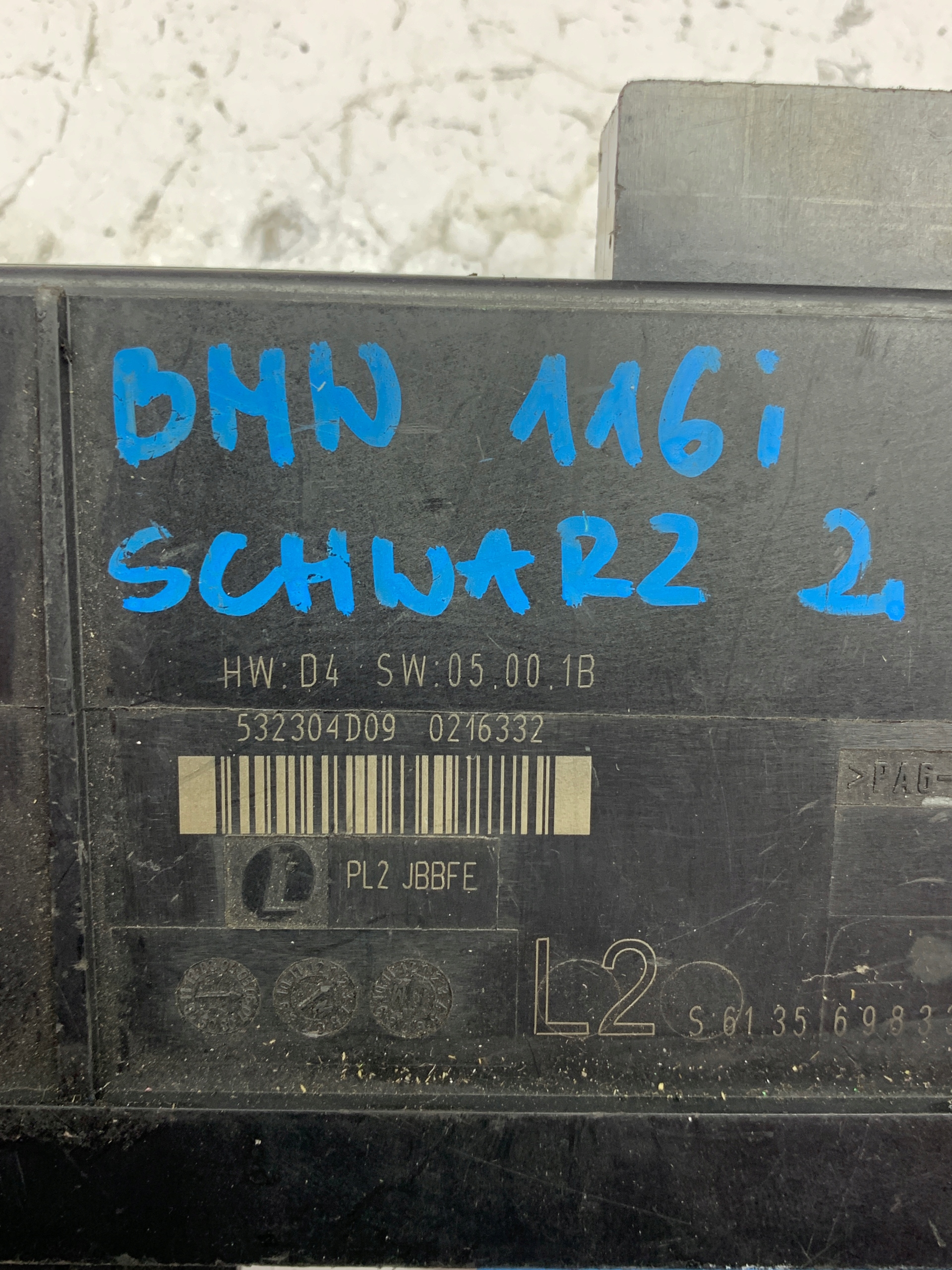 module control unit KOMFORTU 6983305 BMW