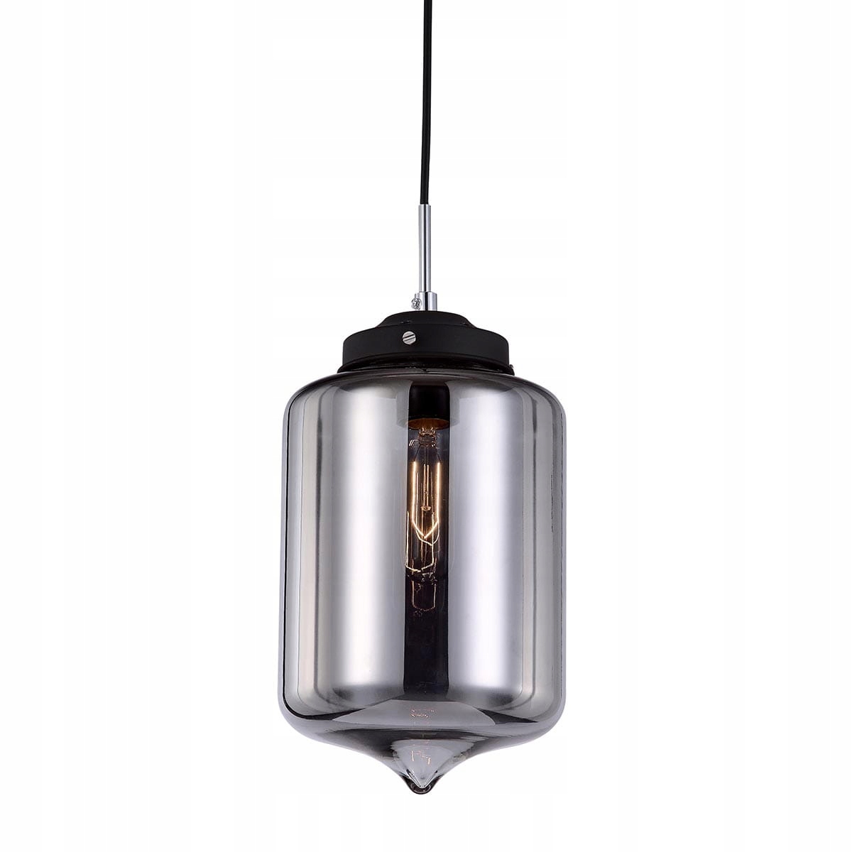 Stropná lampa Italux Tube Led moderná, chróm