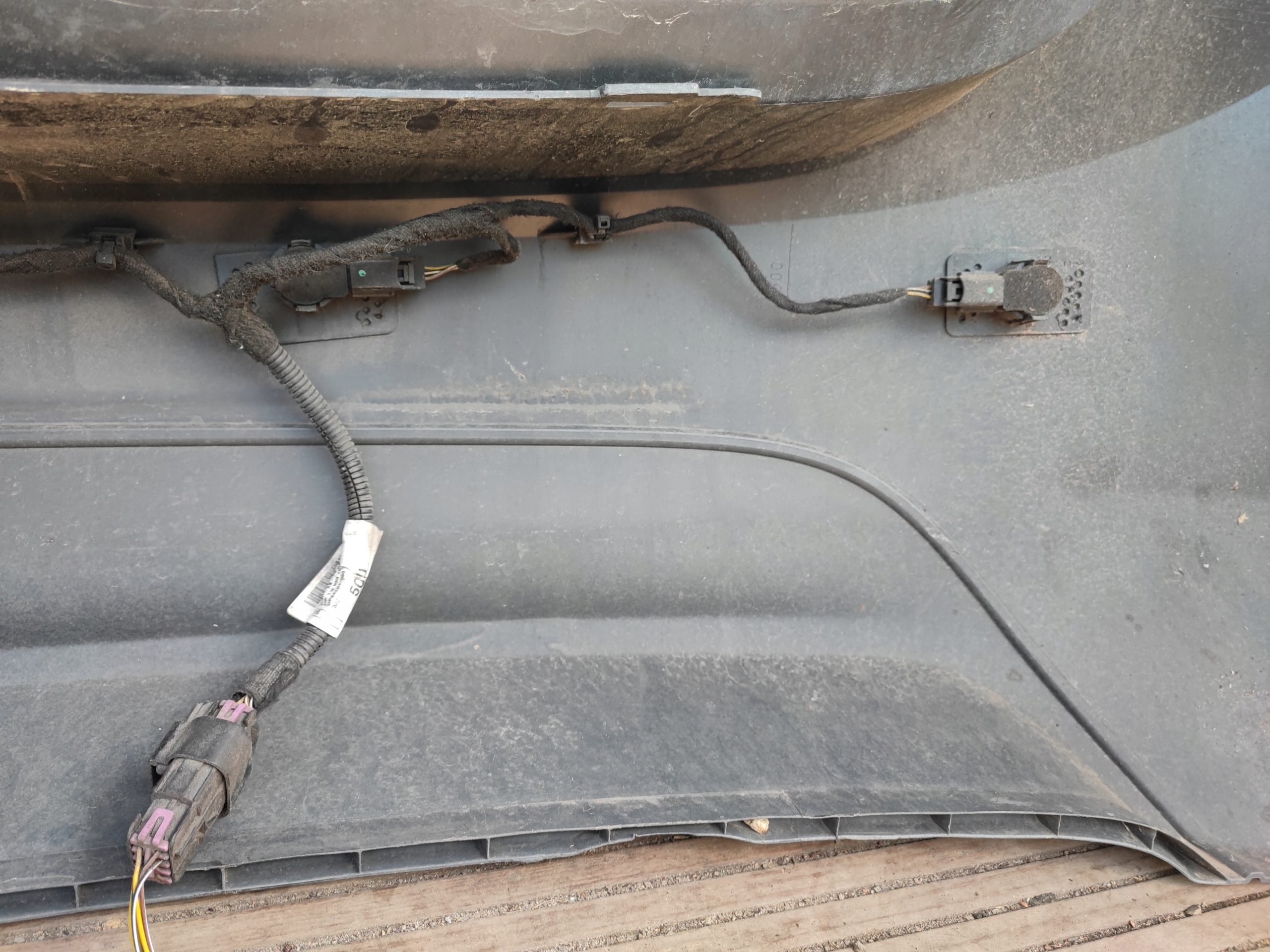 complete bumper rear part PDC OPEL MERIVA B Z179 13267966