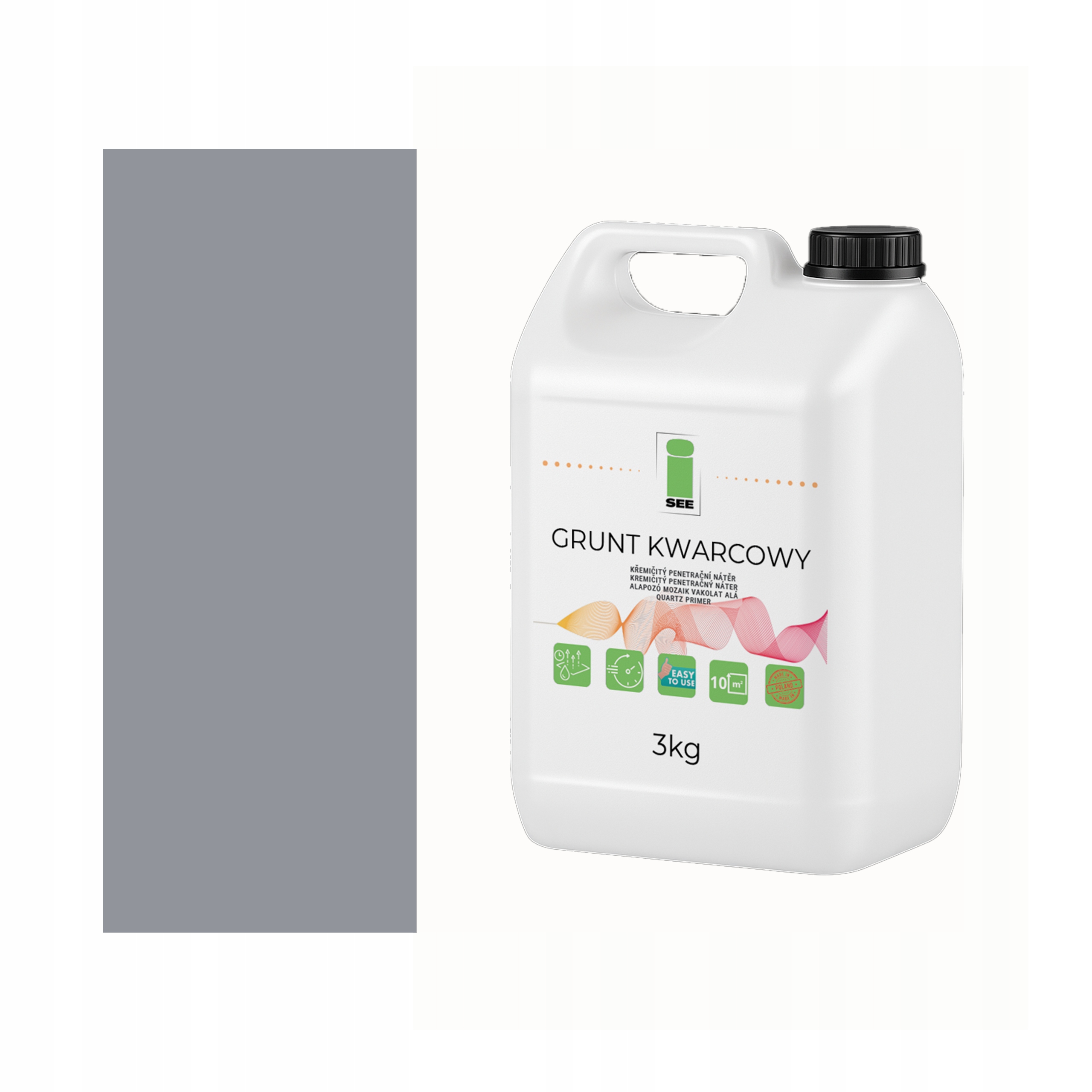 Grunt Pod Tynk Mozaikowy Srebrny M13 3KG