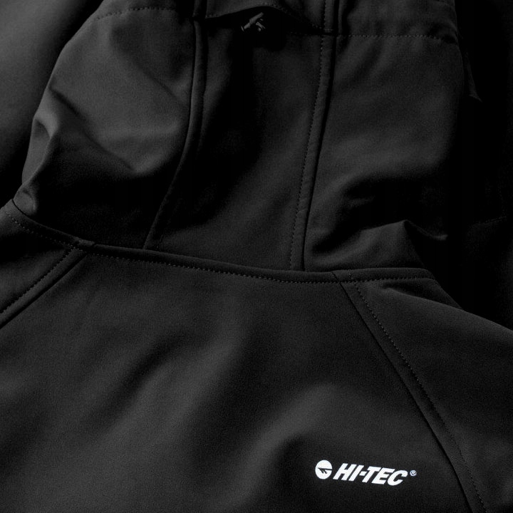 CZARNY MĘSKI SOFTSHELL HI-TEC NETI MEMBRANA, r XL Materiał dominujący Polar