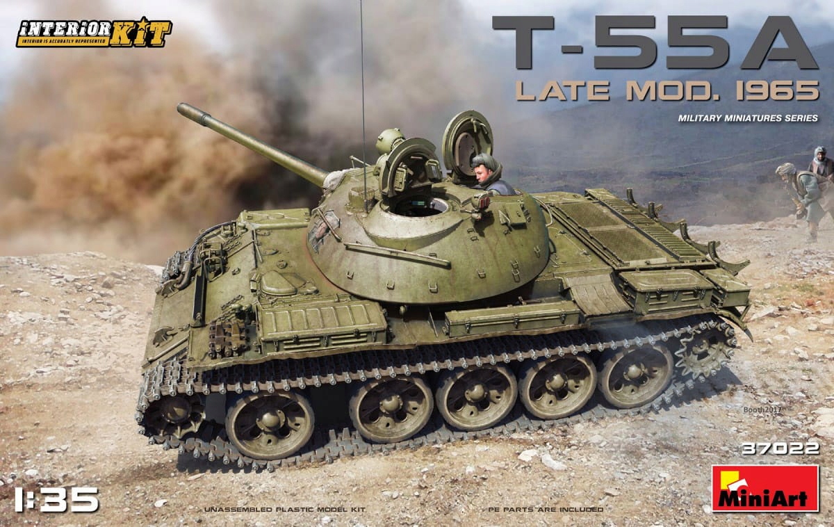 T-55a pozdní mod. Sada interiéru 1965 1:35 MiniArt 37022