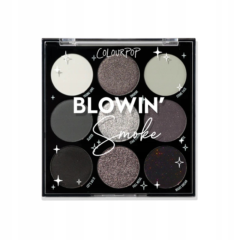 Paleta očních stínů Colourpop Blowin' Smoke Pressed Powder Shadow Palette