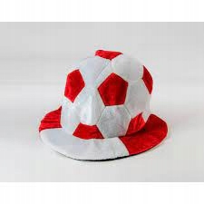 CZAPKA PIŁKA - BIAŁO-CZERWONA