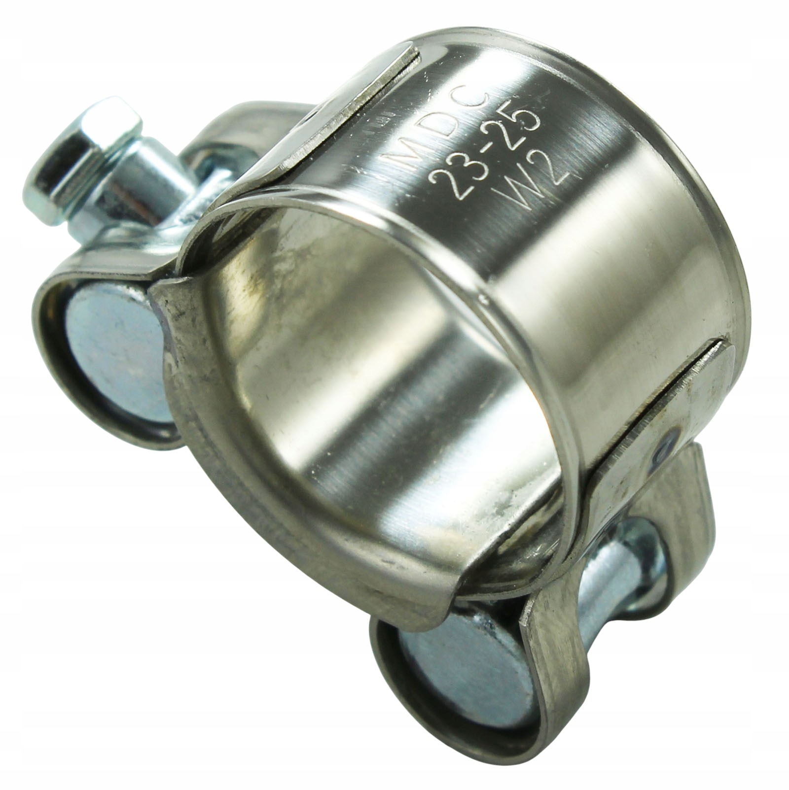 MDC Obejma 23-25mm Gbs W2 Nierdzewna 304SS Opaska Sgb wąż Turbo Intercooler