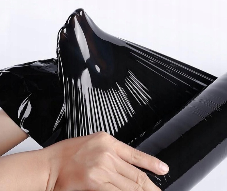 FOLIA STRETCH 3KG STRECZ CZARNY CZARNA ROLKA MOCNA KRYJĄCA Kod producenta FOLIA STRETCH CZARNA 3KG CZARNA STRECZ