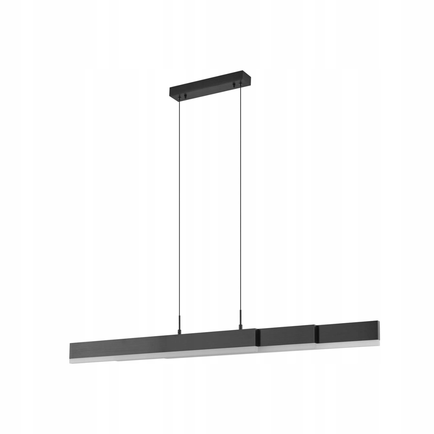 Lucande żyrandol Led Torven, czarna, Cct, wysuwana