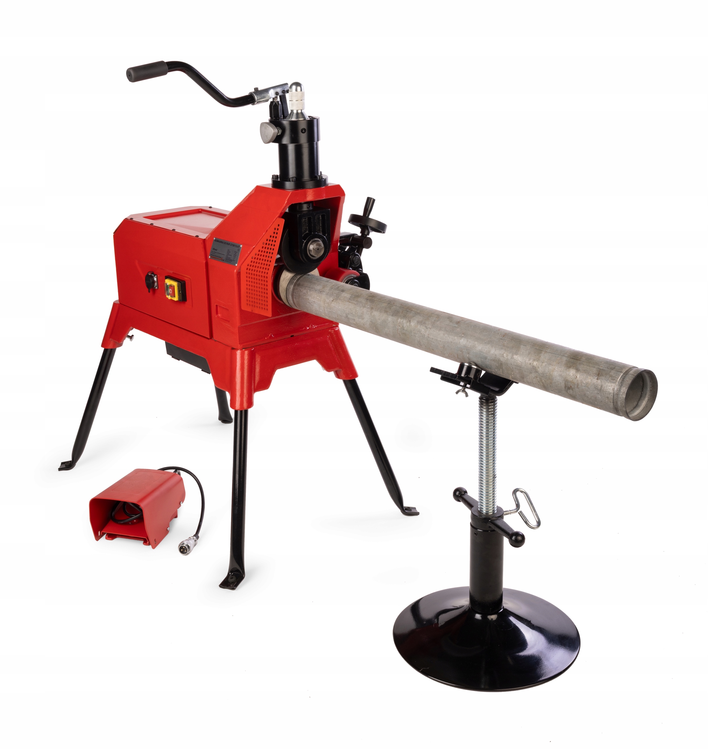 Stacjonarna rowkarka do rur G-tools 112 od 1 12'' stojak pod rury Wnh