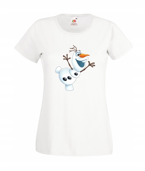 

Koszulka Damska Kraina Lodu Frozen Olaf Elsa Anna