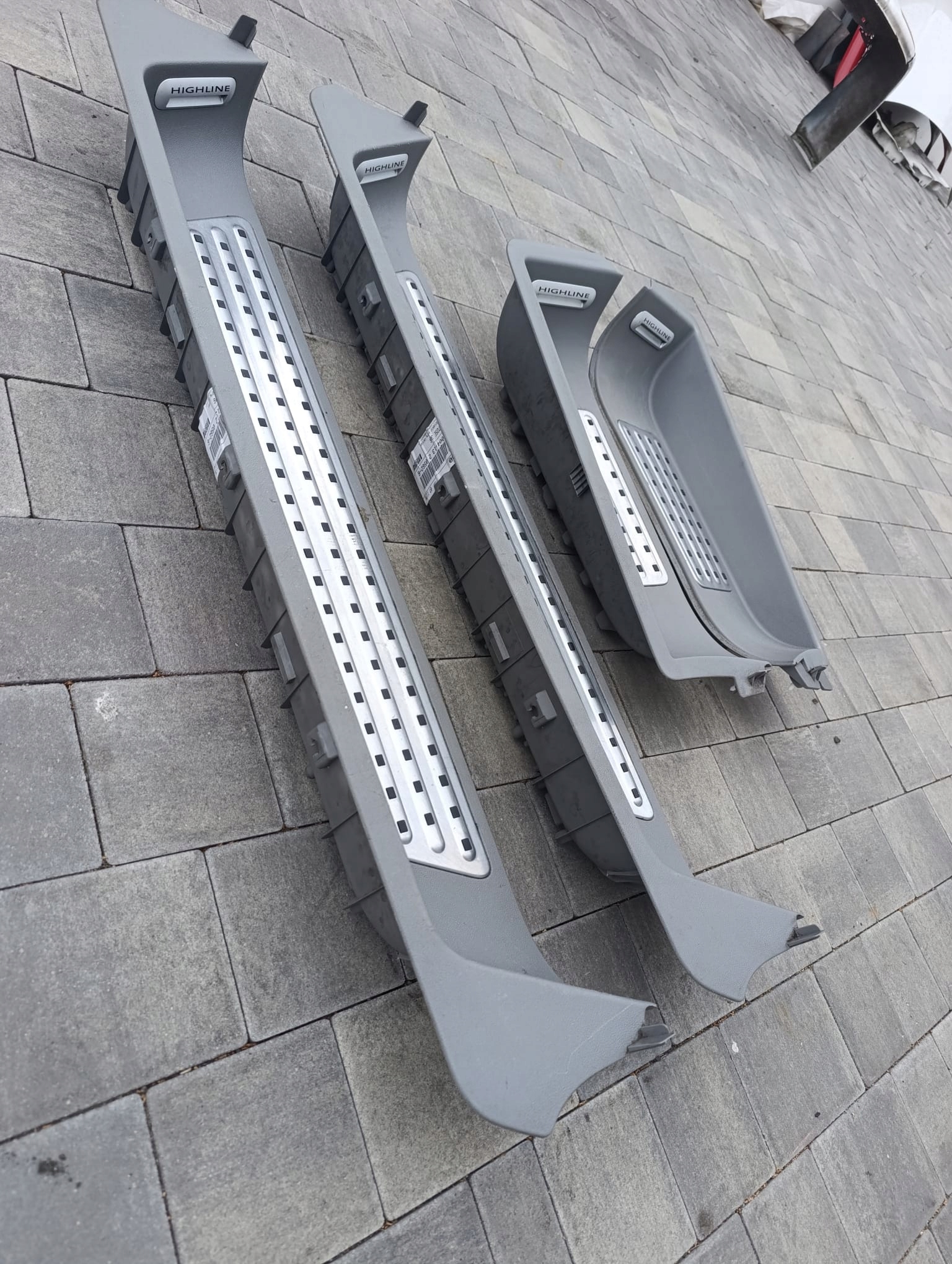 VW T5 T5 LIFT T6 thresholds mouldings threshold Multivan Hihgline stan nice komplet
