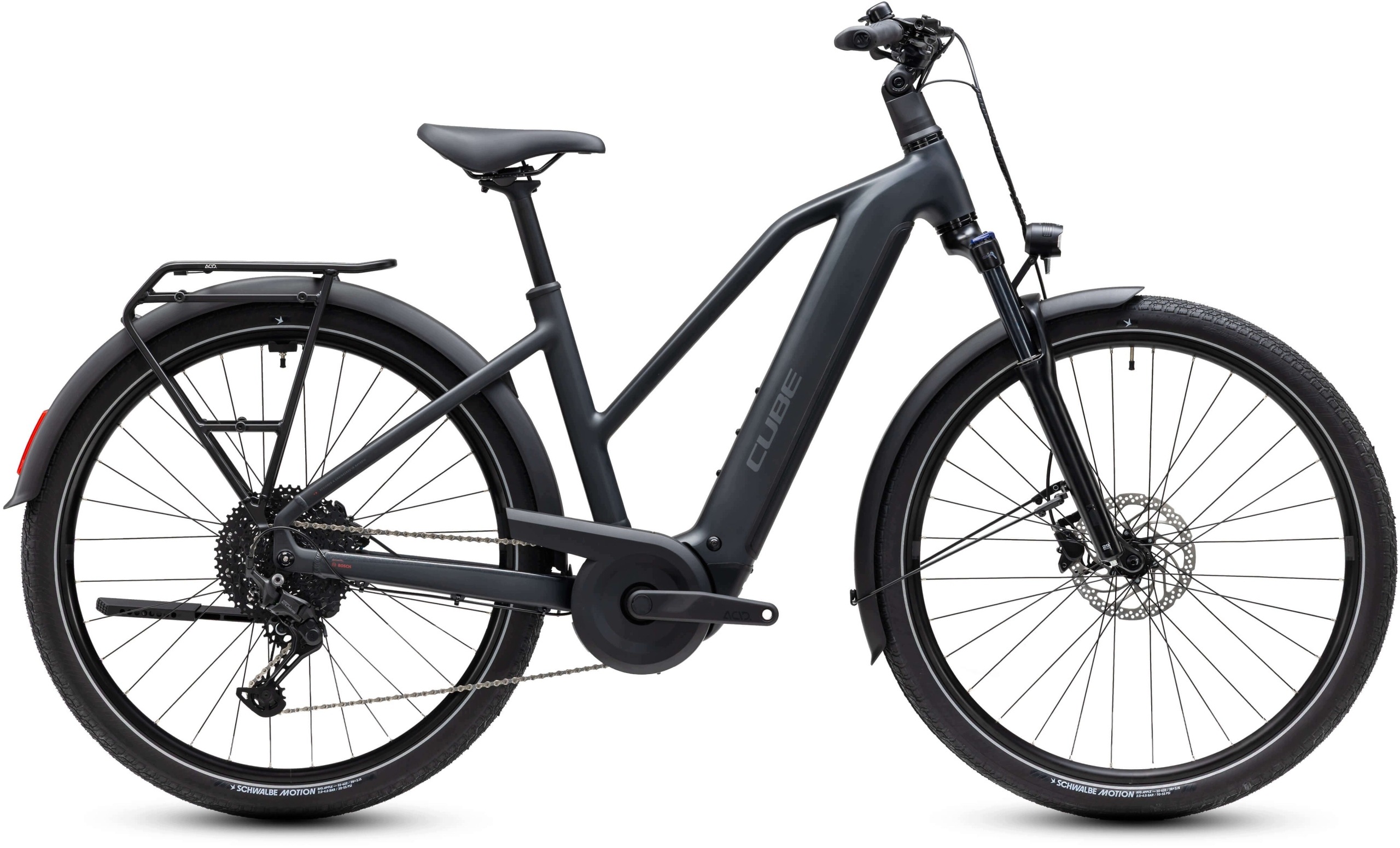 Rower elektryczny Cube Touring Hybrid One 600 grey/colgry Trapez 54 cm 2027